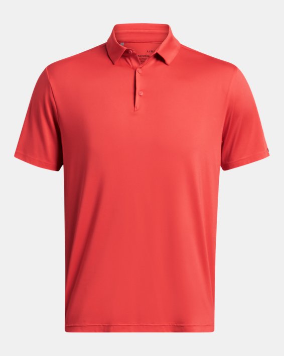 เสื้อโปโล UA Playoff 3.0 Fitted สำหรับผู้ชาย in Red image number 2